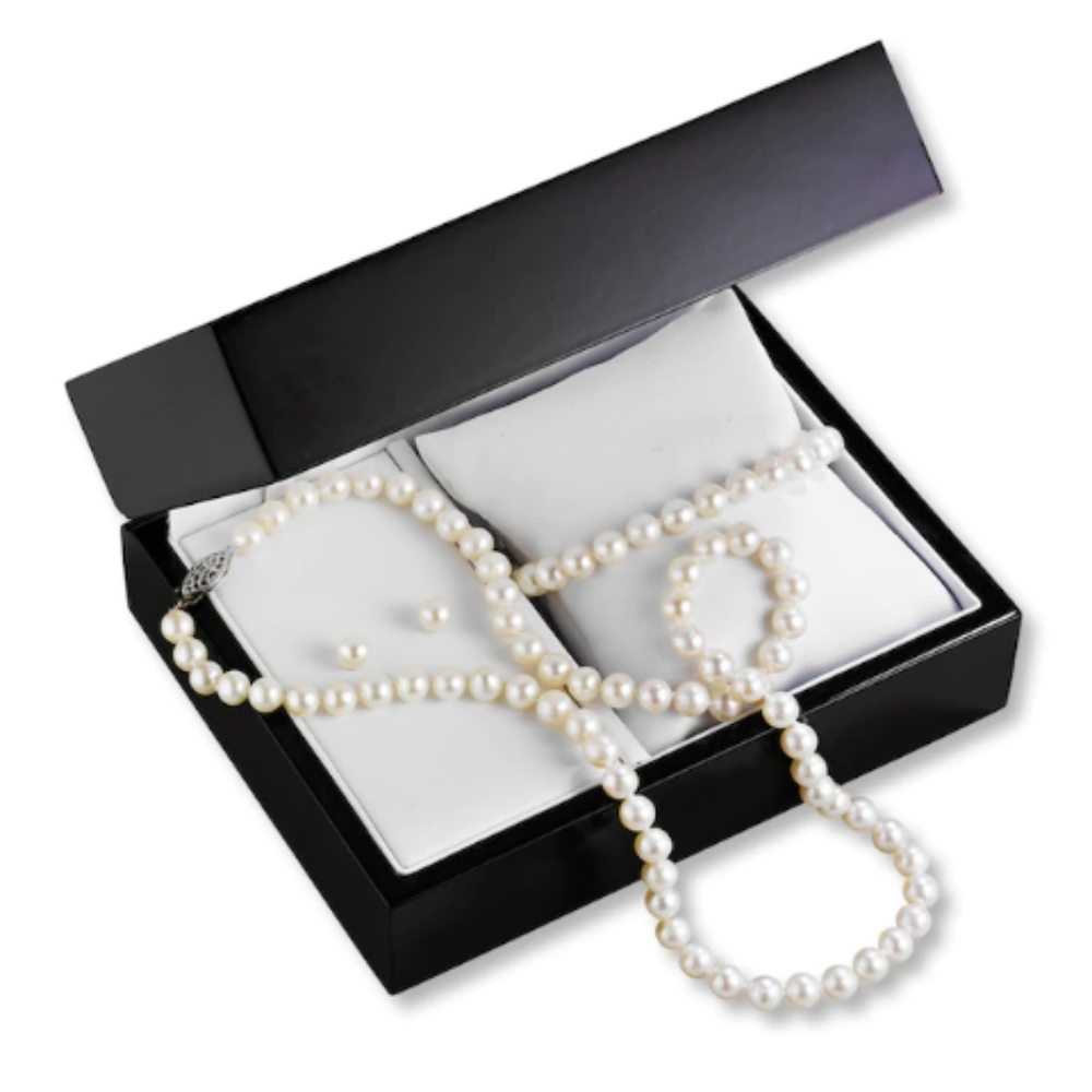 Sterling silver cultured pearls